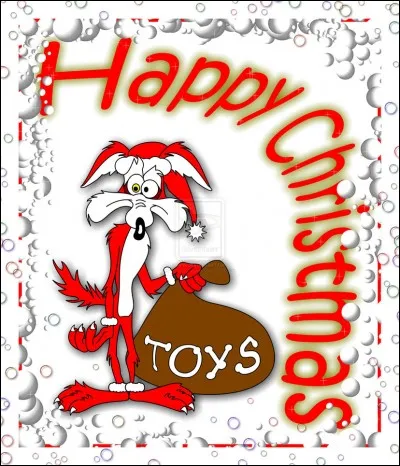 Ça se complique un peu ! Vil Coyote vient nous souhaiter "Happy Christmas" ! Il ne rêve que d'attraper les bip bip pour se faire un merveilleux réveillon de Noël ! Que sont donc ces oiseaux échassiers qu'il voudrait se mettre sous la dent ?