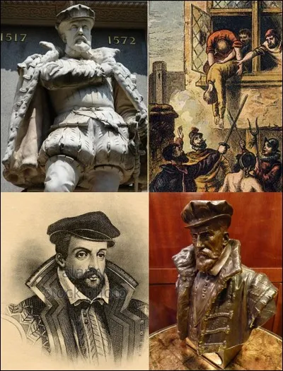 Renaissance : 
Amiral du roi de France, il sera assassiné par des sbires ce roi. On peut dire qu'il sera la première victime d'un massacre qui fera environ 3 000 victimes au nom d'une religion !
Qui est cet homme ?