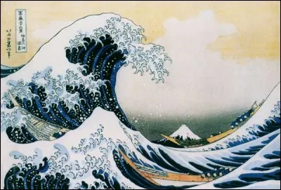 Katsushika Hokusai, qui a réalisé ce célèbre tableau, est encore vivant.