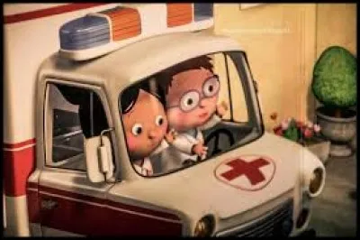 L'ambulance de ___ .