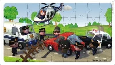 La voiture de police de ___ .