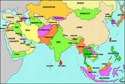 De quelle partie de l'Asie fait partie la Syrie ?