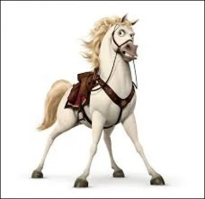 Quelle est la couleur de ce cheval royal ?