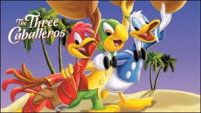 Les Trois Caballeros - Le disque que Donald a reçu en cadeau est en rapport avec...