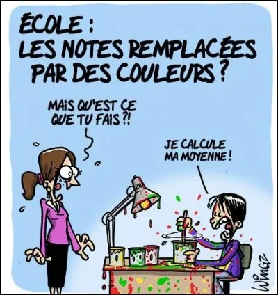 Et ne prends pas tes crayons....