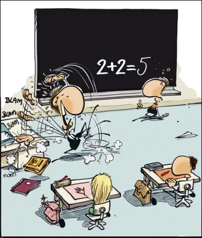 Maths : J'ai 15 pommes, j'en mange 6, on m'en rapporte 14, j'en jette 2 qui sont pourries, et je partage le tout avec mes 2 frères, mes 3 soeurs et mon cousin. Combien m'en restera-t-il ?