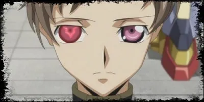 Dans "Code Geass R2", ce jeune tueur développe une obsession : devenir pour de vrai le frère de Lelouch, qu'il est au départ seulement censé espionner. Au point même de tuer les proches de ce dernier, qu'il considère comme des rivaux. Il s'agit de :