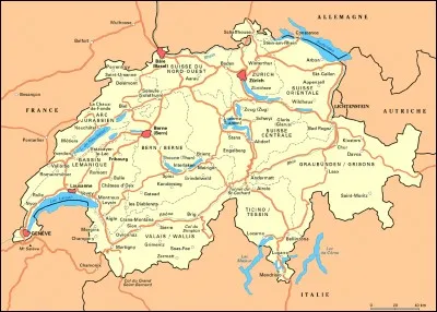 Quels sont les pays frontaliers de la Suisse ?