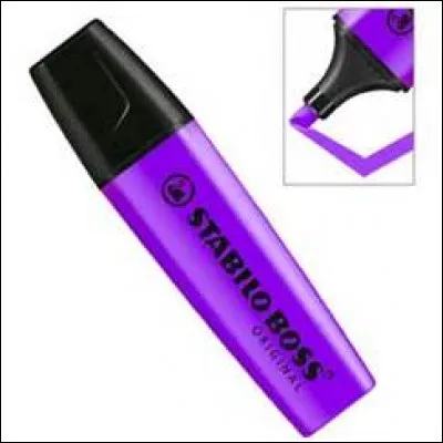 Comment dit-on "un surligneur" en allemand ?