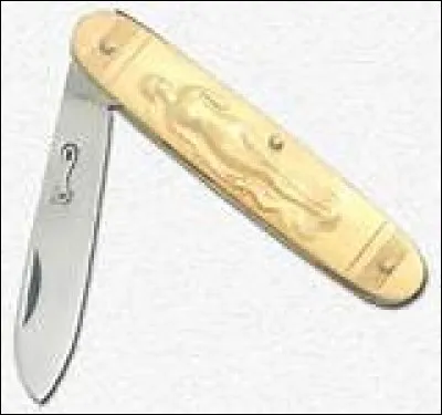 Quel est le nom de ce petit couteau de poche dont la lame se replie dans le manche ?