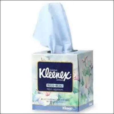 De quelle origine est le mouchoir de poche de la marque Kleenex ?
