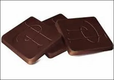 DES CARRES DE CHOCOLAT - Pratique pour couper les petites faims ! Et puis, avec cent euros, que de carrés ! Au fait, connaissez-vous le continent d'origine du chocolat ?