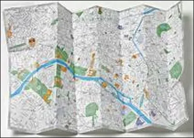 UNE MINI CARTE ROUTIERE - Qui a dit que les femmes ne savaient pas lire un plan ? Ca peut servir une carte, des fois qu'elle aurait un rendez-vous avec le chanteur de la question précédente...pas de risque de se tromper de route, avec cette carte :