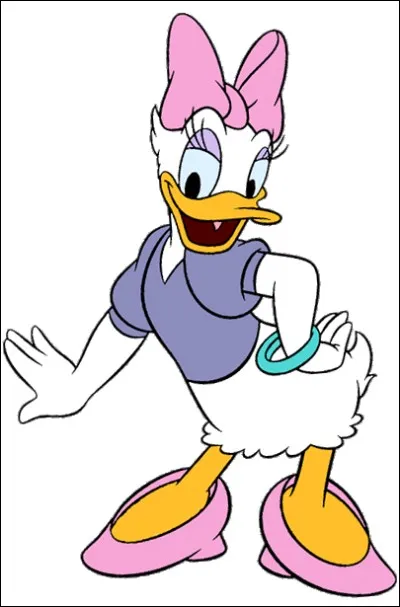 Quel est ce personnage fictif de l'univers Disney, aussi connu pour être l'amoureuse de Donald Duck ?