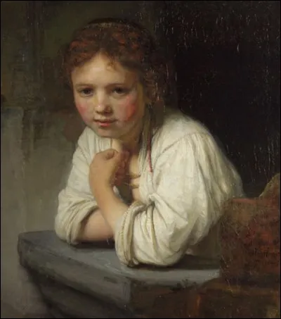 Qui a représenté "Une fille à la fenêtre" ?