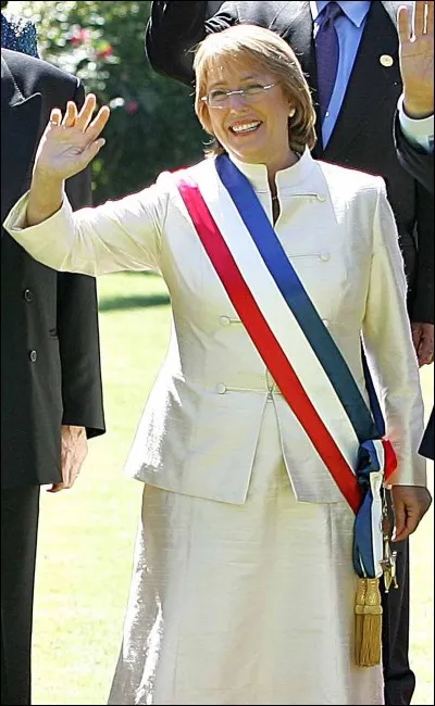 De quel pays Michelle Bachelet a-t-elle été la présidente de 2006 à 2010 ?