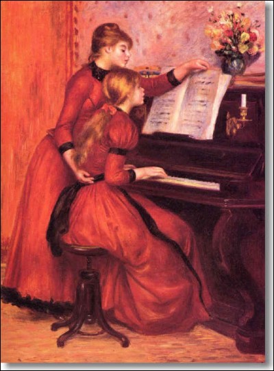 Qui a peint "La leçon de piano" ?