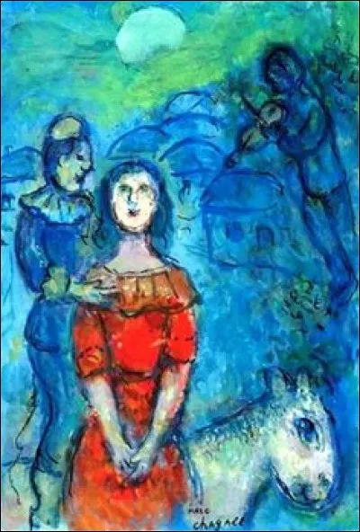 Qui a peint "Femme en robe rouge" ?