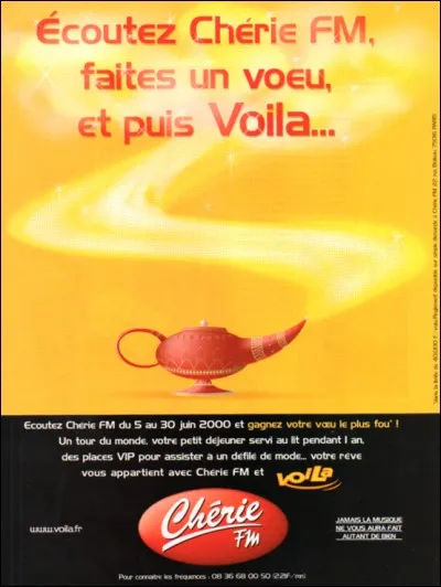 Quel réseau, racheté en 1989, donnera naissance à Chérie FM ?