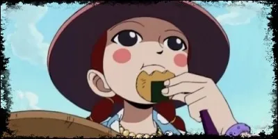 Dans "One Piece", comment se nomme cette petite fille sans émotion qui peut manipuler les gens avec les couleurs ?