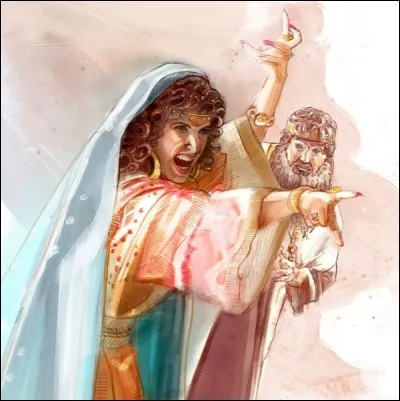 Fanatique de Baal, cette reine perverse et cruelle propagea l'idolâtrie en Israël. S'opposant activement à Dieu, son arrogance l'a menée à une mort affreuse. Qui est-elle ?