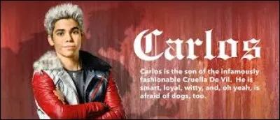 Au début, de quel animal Carlos avait-il peur ?