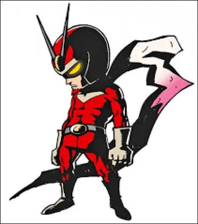 Voici le Power Ranger force rouge. Mais non voyons ! Il vient de :