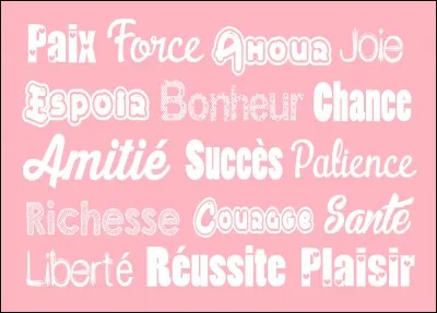 Quel mot te correspond le mieux ?