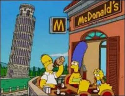 Lorsque les Simpson sont allés en Italie. Qui ont-ils vu ?