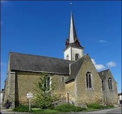 Voici l'église Saint-Martin de Pommerieux. Village Mayennais, il se trouve en région ...