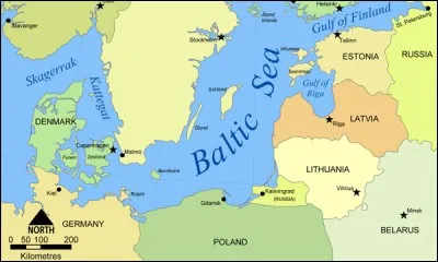 Quel pays ne borde pas la mer Baltique ?
