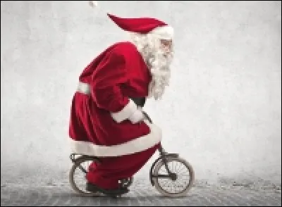 Début décembre, le Père Noël reprend...