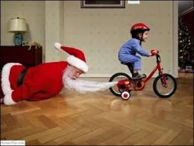 Il faut dire que la livraison des cadeaux est très...