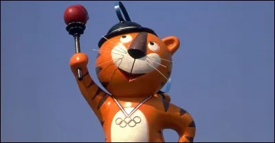 De quels jeux olympiques ce tigre est-il la mascotte ?
