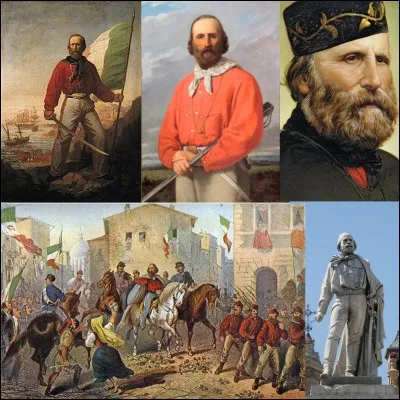 Guerre d'indépendance : 
Ce « héros des deux mondes » est né à Nice, alors sous domination Française (consulat et 1e Empire). Il a surtout participé à la création d'un état frontalier à la France. Il a aussi participé au combat de libération en Amérique du Sud.
Qui est ce patriote ?