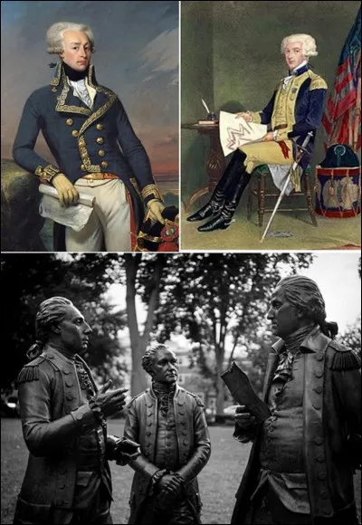 Révolution et 1e Empire : 
Ce Français fait partie des 8 citoyens d'honneur des Etats-Unis. Il fut, également une personnalité des différents régimes jusqu'à Louis-Philippe.
Qui est ce personnage qui a participé à trois révolutions ?