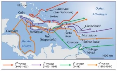 Malgré ses trois autres voyages Christophe Colomb n'a pas vraiment réalisé qu'il venait de découvrir un nouveau continent. Quelle partie de ce nouveau continent - hormis les îles - a-t-il abordée ?