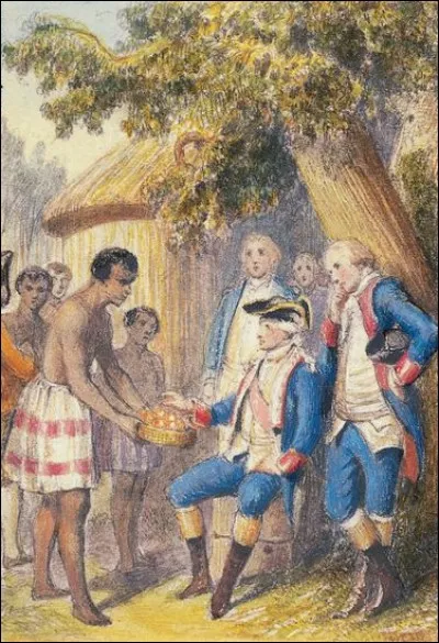 Combien de temps Bougainville est-il resté sur l'île de Tahiti ?