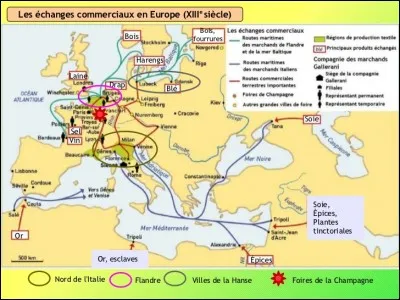 Quel espace maritime était le lieu privilégié des échanges commerciaux des produits précieux et de la circulation des navires jusqu'au XVe siècle ?