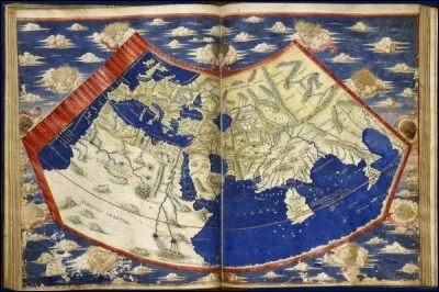 Quelles informations les navigateurs et géographes pouvaient-ils récupérer de l'ouvrage l'Almageste, de Ptolémée rédigé au IIe siècle et traduit par les Arabes durant le Moyen Âge ?