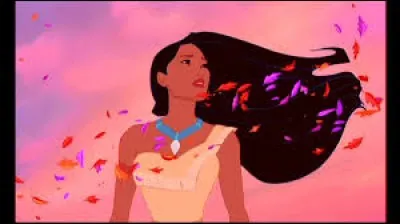 Quel objet la mère de Pocahontas a-t-elle donné à sa fille ?
