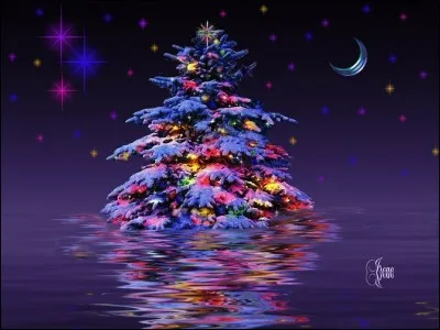 On les voit souvent avant le père Noël.