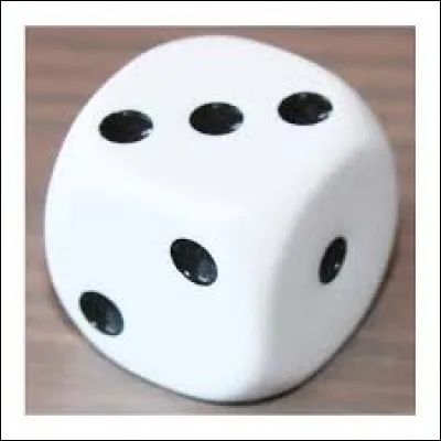 UN DE A JOUER - Après le dé à coudre...Savez-vous à quel nombre correspond la somme des points figurant sur un dé à jouer ?