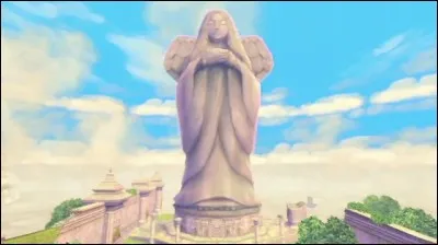 Que trouve-t-on dans la statue de la déesse ?