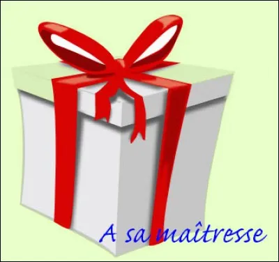 Le cadeau est :