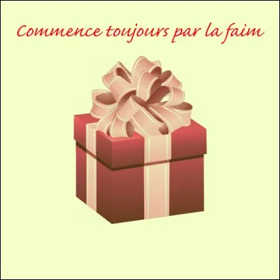 Le cadeau est :