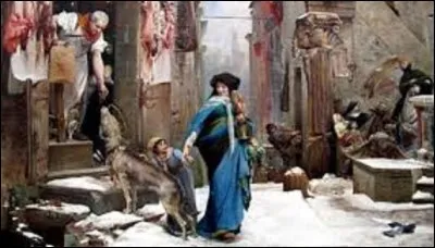 Exposée au salon des artistes français de 1878, "Le Loup d'Agubbio", est une peinture réalisée, en 1877, représentant une scène inspirée par la légende de saint François d'Assise et du loup de Gubbio en Italie. Qui a peint cette toile ?