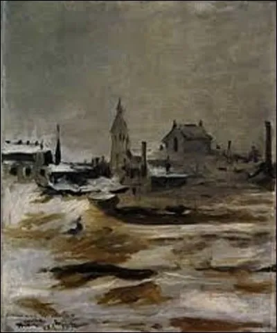 Nous montrant une vue hivernale du 14e arrondissement de Paris, "Effet de neige à Petit-Montrouge" est l'uvre d'un peintre impressionniste et réaliste. Réalisée en 1870, lequel des trois artistes proposés a peint cette huile sur toile ?