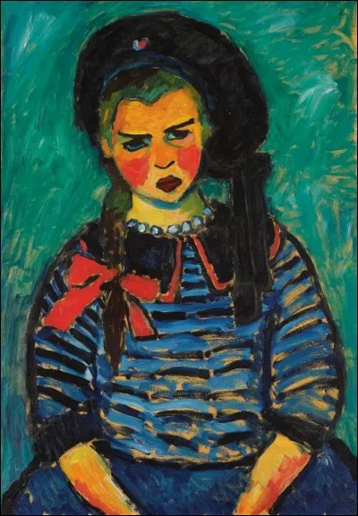 Qui a peint "Fille avec un ruban rouge" ?