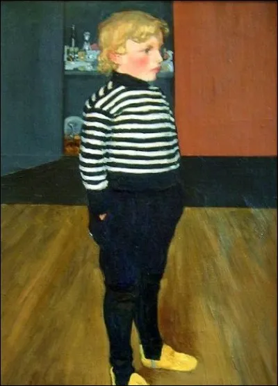 Qui a peint "Charles au jersey rayé" ?